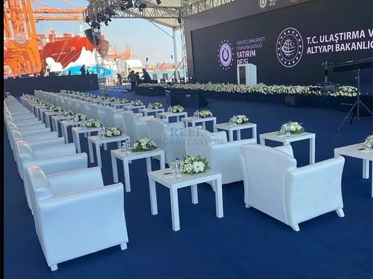 Ozel Davet Kurulumu İstanbul - Reel Organizasyon gerçek kurulum görseli