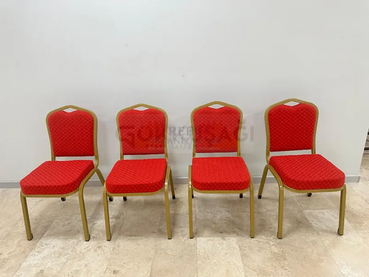 Hazeran Sandalye Kiralama İstanbul - Reel Organizasyon gerçek kurulum görseli