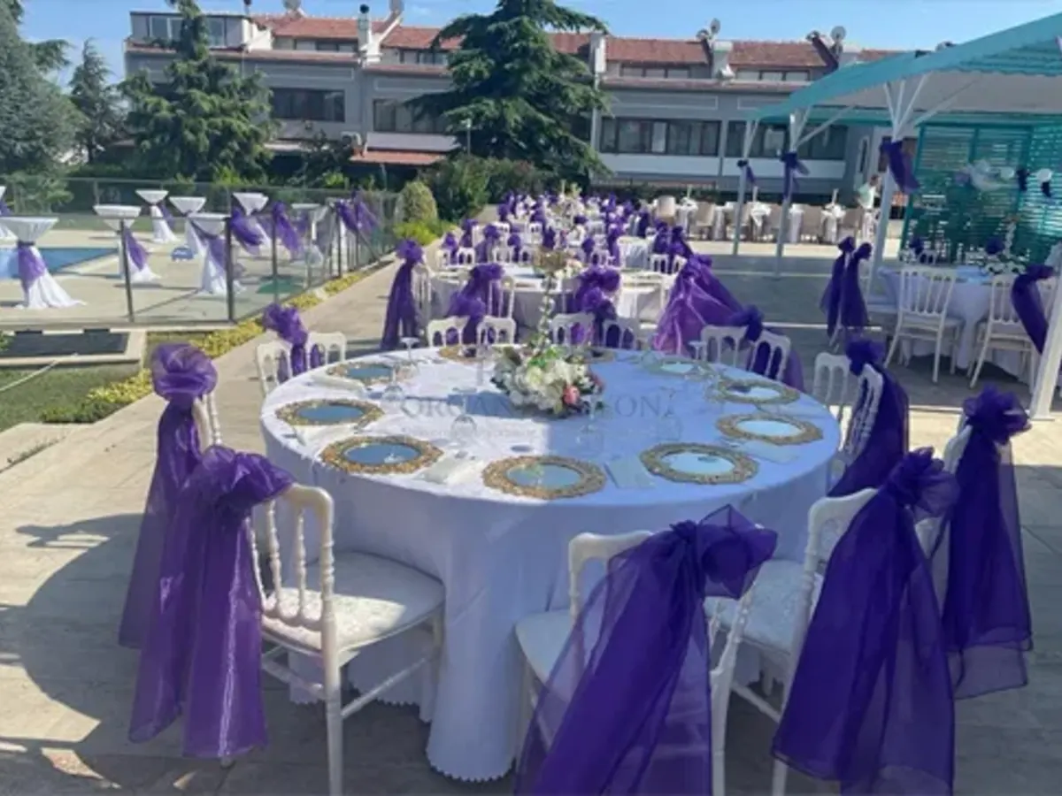 Nikah Sandalye Düzeni İstanbul - Reel Organizasyon gerçek kurulum görseli