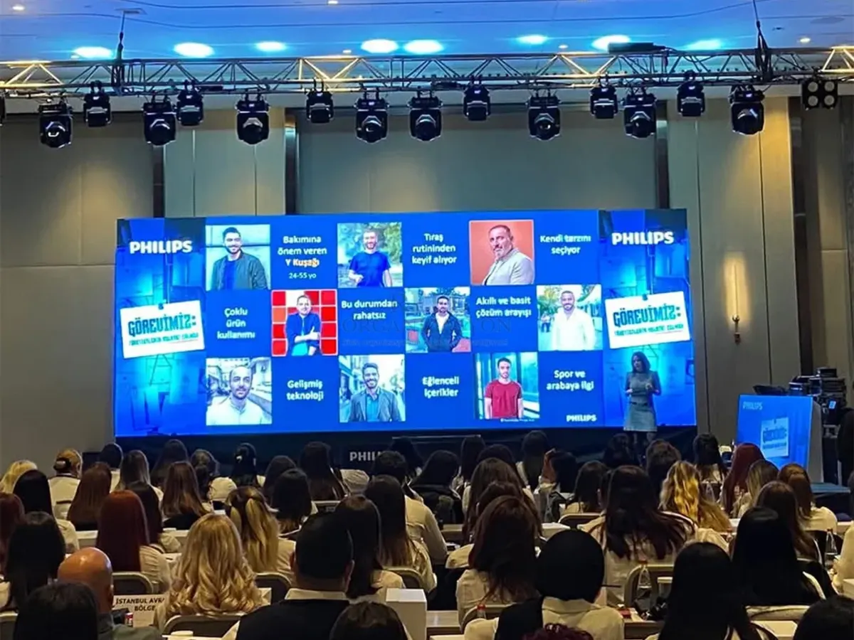 Mikrofon Hoparlor Kiralama İstanbul - Reel Organizasyon gerçek kurulum görseli